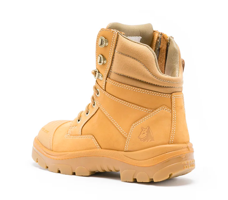 STEEL BLUE SOUTHERN CROSS ZIP SCUFF CAP WORK BOOT 312661
