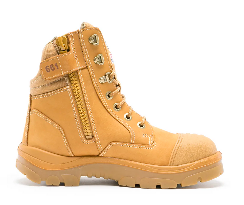 STEEL BLUE SOUTHERN CROSS ZIP SCUFF CAP WORK BOOT 312661