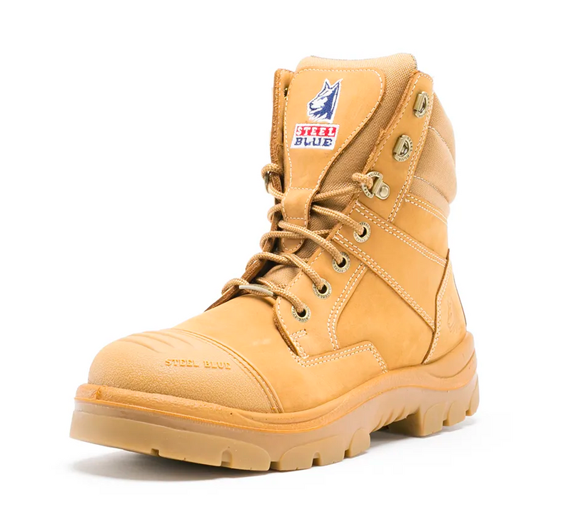 STEEL BLUE SOUTHERN CROSS ZIP SCUFF CAP WORK BOOT 312661