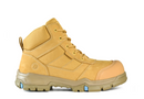 BATA 80487047 BAZZA LOW LEG ZIP SAFETY BOOTS WHEAT