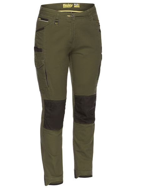 BISLEY WORKWEAR BPL6044 WOMENS FLX & MOVE CARGO PANTS