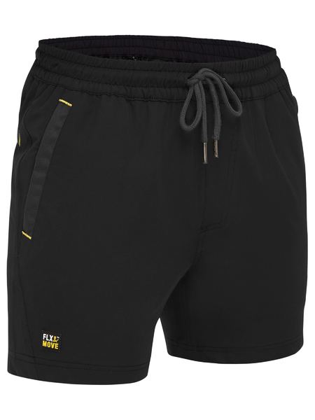 BISLEY WORKWEAR BSH1331 FLX & MOVE 4-WAY STRETCH ELASTIC WAIST SHORTS