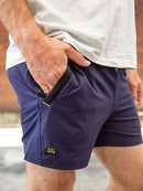 BISLEY WORKWEAR BSH1331 FLX & MOVE 4-WAY STRETCH ELASTIC WAIST SHORTS