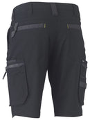 BISLEY WORKWEAR BSHC1330 FLX & MOVE STRETCH UTILITY ZIP CARGO SHORT