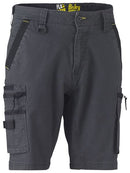 BISLEY WORKWEAR BSHC1330 FLX & MOVE STRETCH UTILITY ZIP CARGO SHORT