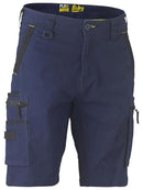 BISLEY WORKWEAR BSHC1330 FLX & MOVE STRETCH UTILITY ZIP CARGO SHORT