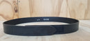 BUCKLE VELMEC 35MM VELCRO LEATHER BELT BLACK