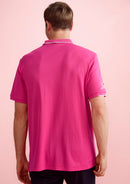 TRADIES SUPPORT THE LADIES MENS PINK SHORT SLEEVE POLO