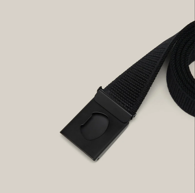 YK FOUNDATIONS WEBBING BELT BLACK - L