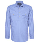 RITEMATE RM200CF PILBARA MENS CLOSED FRONT LONG SLEEVE SHIRT