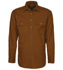 RITEMATE RM200CF PILBARA MENS CLOSED FRONT LONG SLEEVE SHIRT