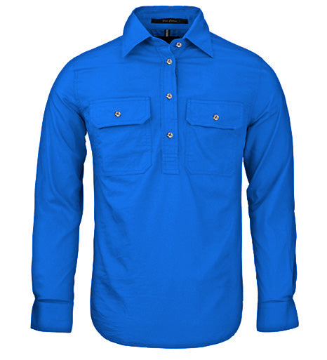 RITEMATE RM300CF PILBARA WOMENS CLOSED FRONT LONG SLEEVE SHIRT