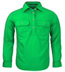 RITEMATE RM400CF PILBARA KIDS CLOSED FRONT LONG SLEEVE SHIRT