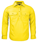 RITEMATE RM400CF PILBARA KIDS CLOSED FRONT LONG SLEEVE SHIRT