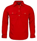 RITEMATE RM400CF PILBARA KIDS CLOSED FRONT LONG SLEEVE SHIRT