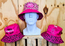 TRADIES SUPPORT THE LADIES BUCKET HAT - PINK