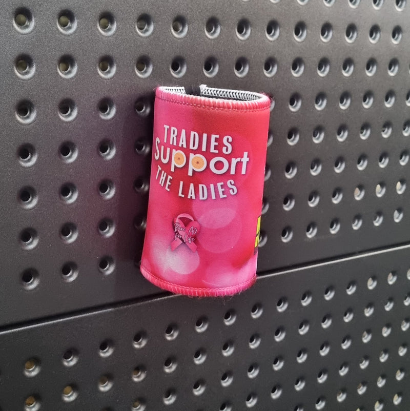 TRADIES SUPPORT THE LADIES STUBBY HOLDER - MAGNETIC