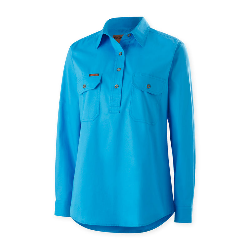 MUSTANG SIGNATURE WOMENS CLOSED FRONT SHIRT
