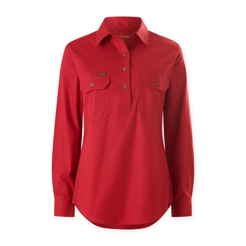 MUSTANG SIGNATURE WOMENS CLOSED FRONT SHIRT