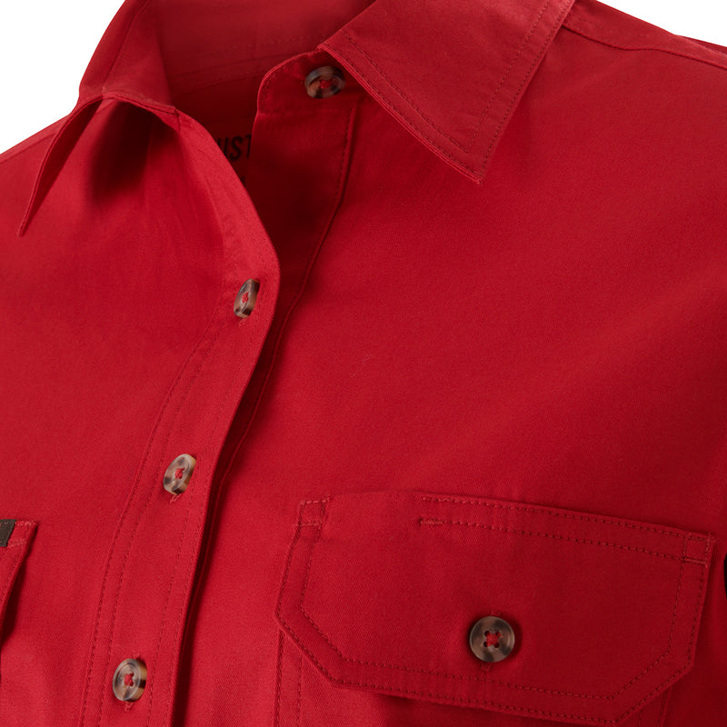MUSTANG SIGNATURE WOMENS CLOSED FRONT SHIRT