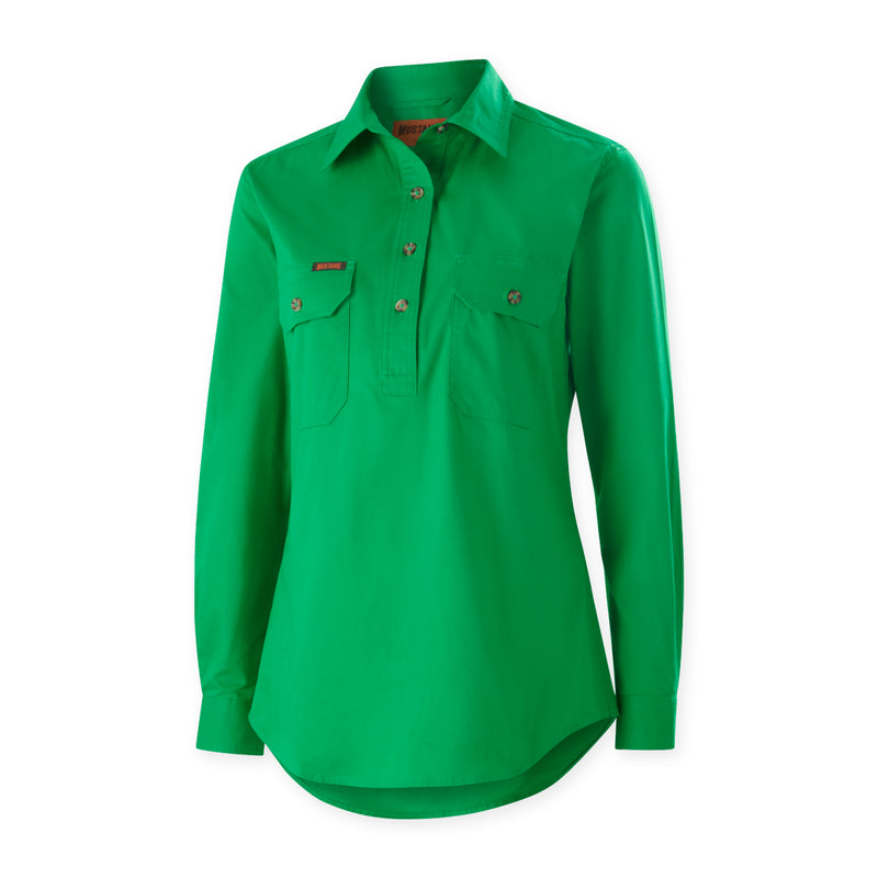 MUSTANG SIGNATURE WOMENS CLOSED FRONT SHIRT