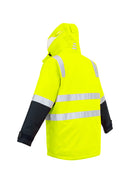 SYZMIK ZJ532 MENS HI VIS 4 IN 1 WATERPROOF JACKET