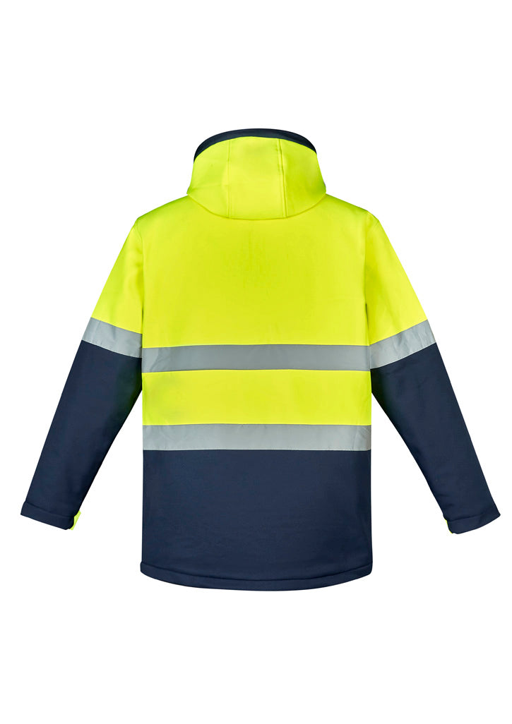 SYZMIK ZJ553 UNISEX HI VIS ANTARCTIC SOFTSHELL TAPED JACKET