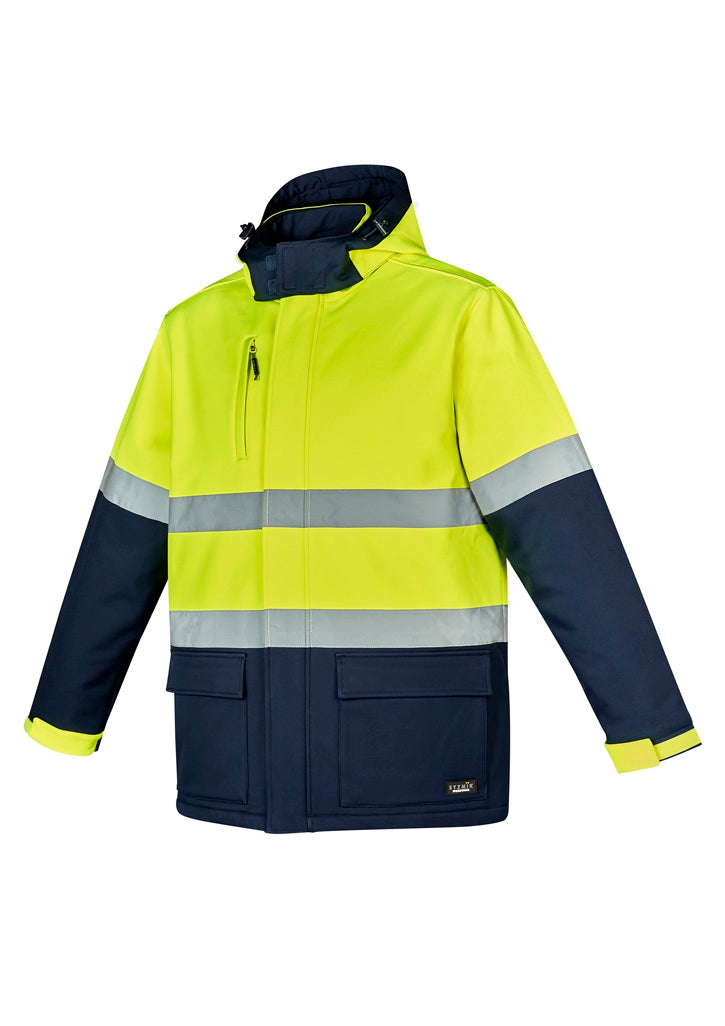 SYZMIK ZJ553 UNISEX HI VIS ANTARCTIC SOFTSHELL TAPED JACKET