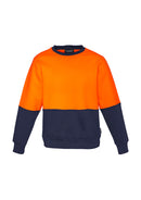 SYZMIK ZT475 UNISEX HI VIS CREW SWEATSHIRT