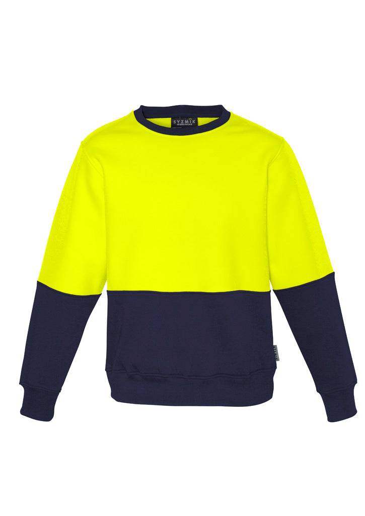 SYZMIK ZT475 UNISEX HI VIS CREW SWEATSHIRT