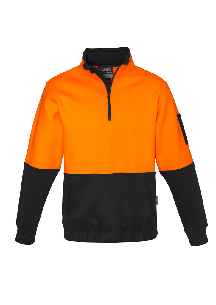 SYZMIK ZT476 UNISEX HI-VIS HALF ZIP PULLOVER