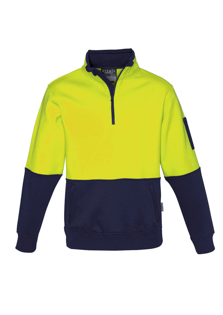 SYZMIK ZT476 UNISEX HI-VIS HALF ZIP PULLOVER