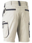 BISLEY WORKWEAR BSHC1330 FLX & MOVE STRETCH UTILITY ZIP CARGO SHORT