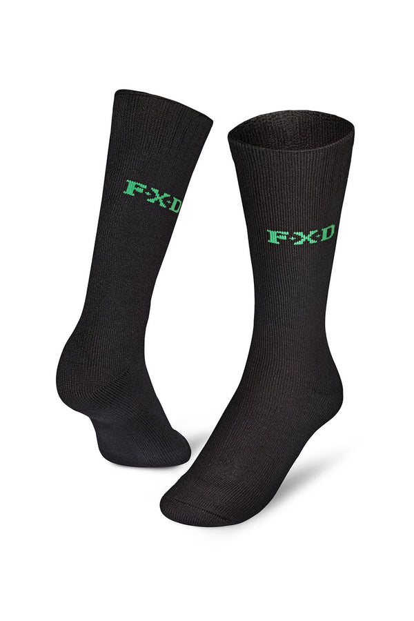 FXD SK-5 2PK BAMBOO WORK SOCK ASSORTED