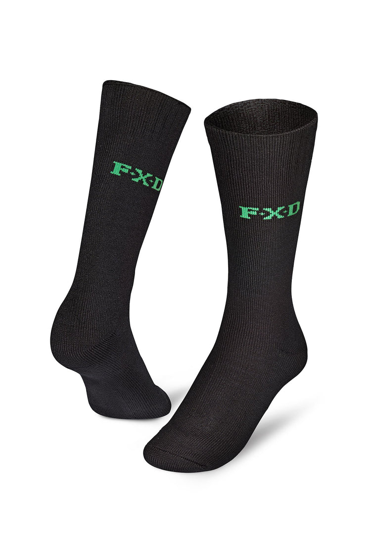 FXD SK-5 2PK BAMBOO WORK SOCKS ASSORTED