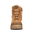 OLIVER AT45-632Z 150MM LACE UP ZIP SIDED BOOT WHEAT