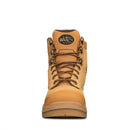 OLIVER AT 55-332Z 150MM LACE UP ZIP SIDED BOOT W SCUFF CAP WHEAT