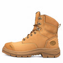 OLIVER AT 55-332Z 150MM LACE UP ZIP SIDED BOOT W SCUFF CAP WHEAT