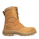 OLIVER AT 55-385 SERIES 200MM HI-LEG LACE UP ZIP SIDED BOOT WHEAT